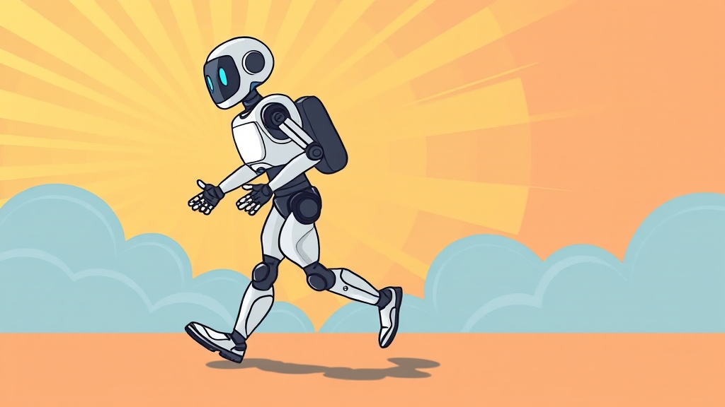 로봇 활용 사례 (cartoon 스타일)