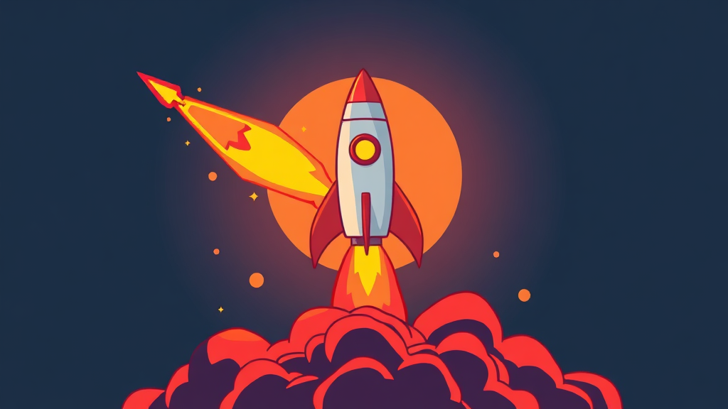 위성 궤도 진입 데이터, 의미는? (cartoon 스타일)