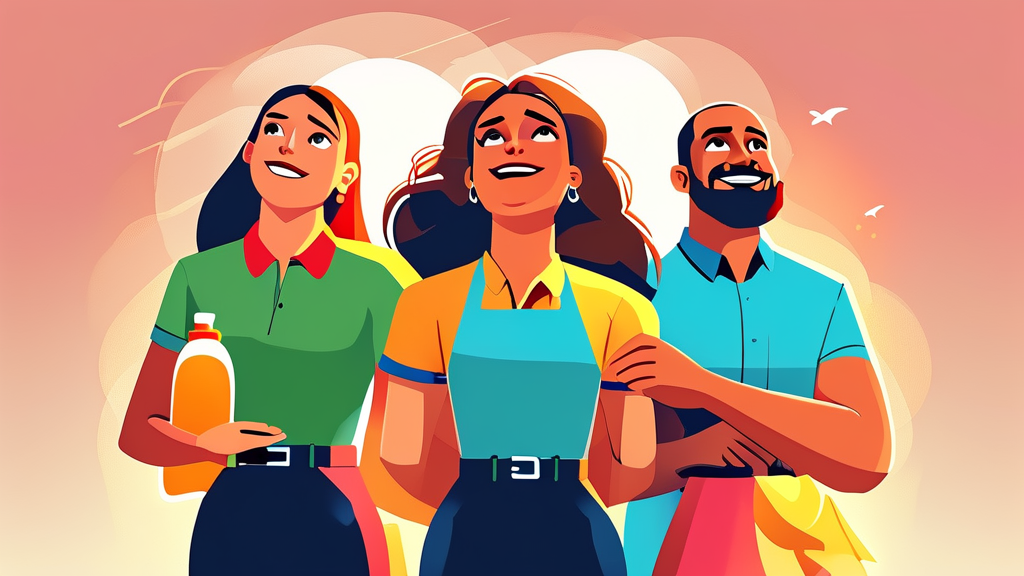 체납자 권익 보호 및 회생 지원 (cartoon 스타일)