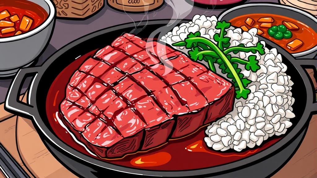 오늘 방송 맛집 위치 & 특징 (illustration 스타일)