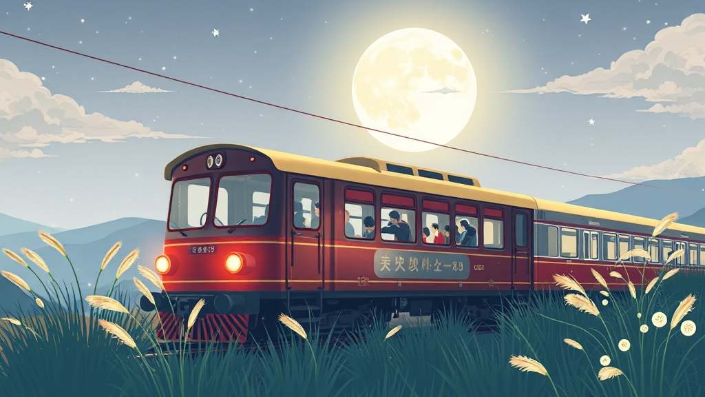 추석 기차 여행, 더 알뜰하게 즐기는 방법 (illustration 스타일)