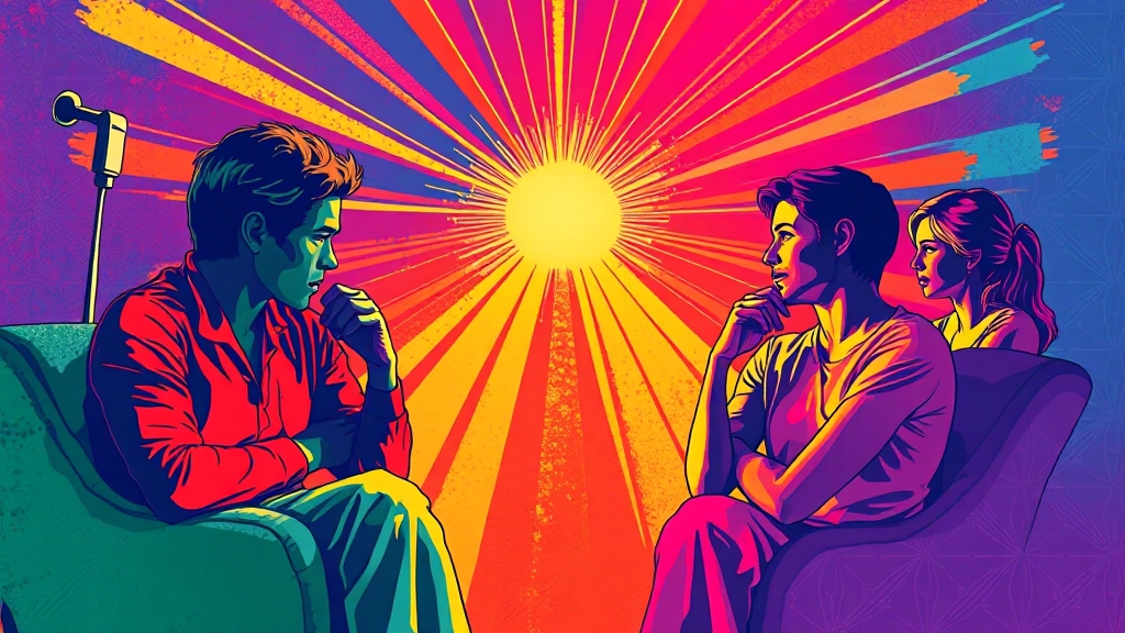 치료 방법과 가능성 (popart 스타일)