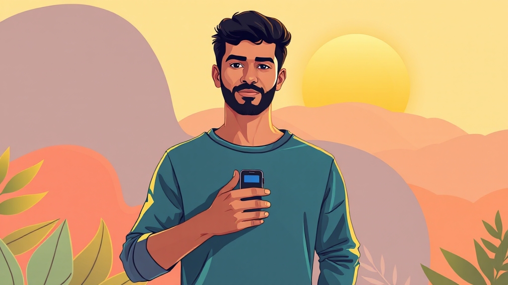 저혈당 예방, 생활 속 관리법 (illustration 스타일)