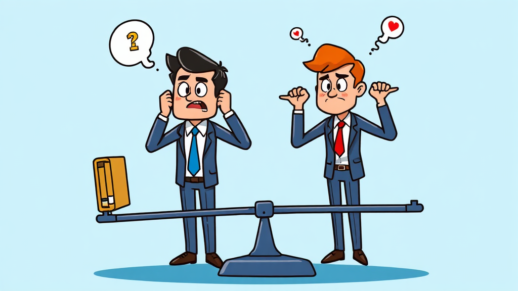 공무원 vs 민간 기업, 급여 비교 (cartoon 스타일)