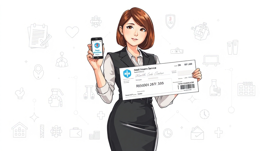 환급금, 어디서 확인하나? (illustration 스타일)
