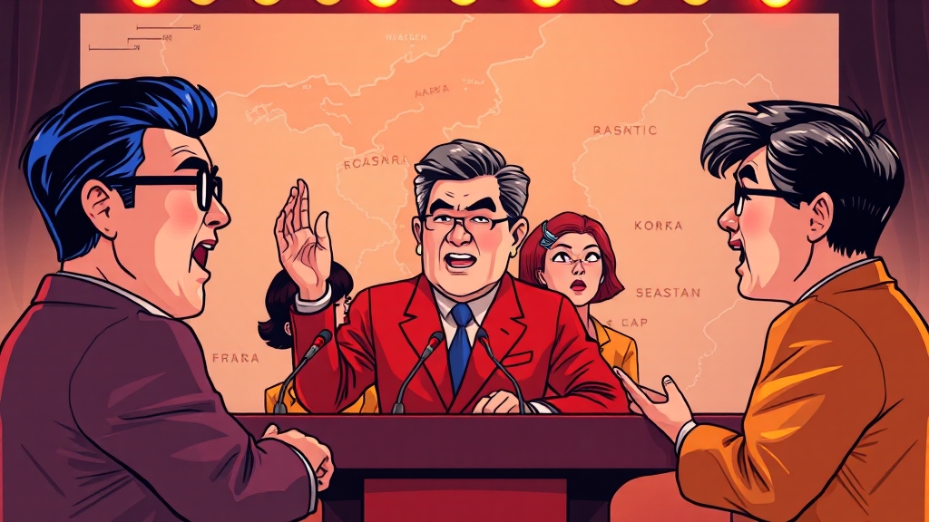 회차별 토론 일정 및 주제 (cartoon 스타일)