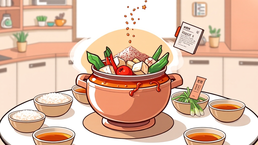 청국장의 다양한 섭취 방법 (cartoon 스타일)