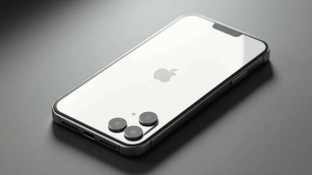 아이폰 17 디자인 변화 예상 (realistic 스타일)