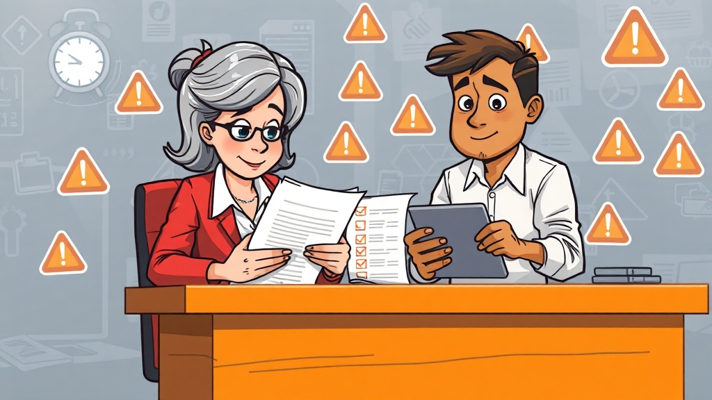 유의사항은? (cartoon 스타일)