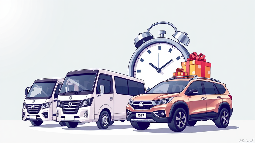 기아 K5 vs K8 vs K9 완벽 비교 6 출고 기간 및 프로모션 정보 (illustration 스타일)