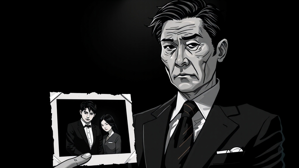 정호영 프로필: 사업가, 그리고 논란 (illustration 스타일)