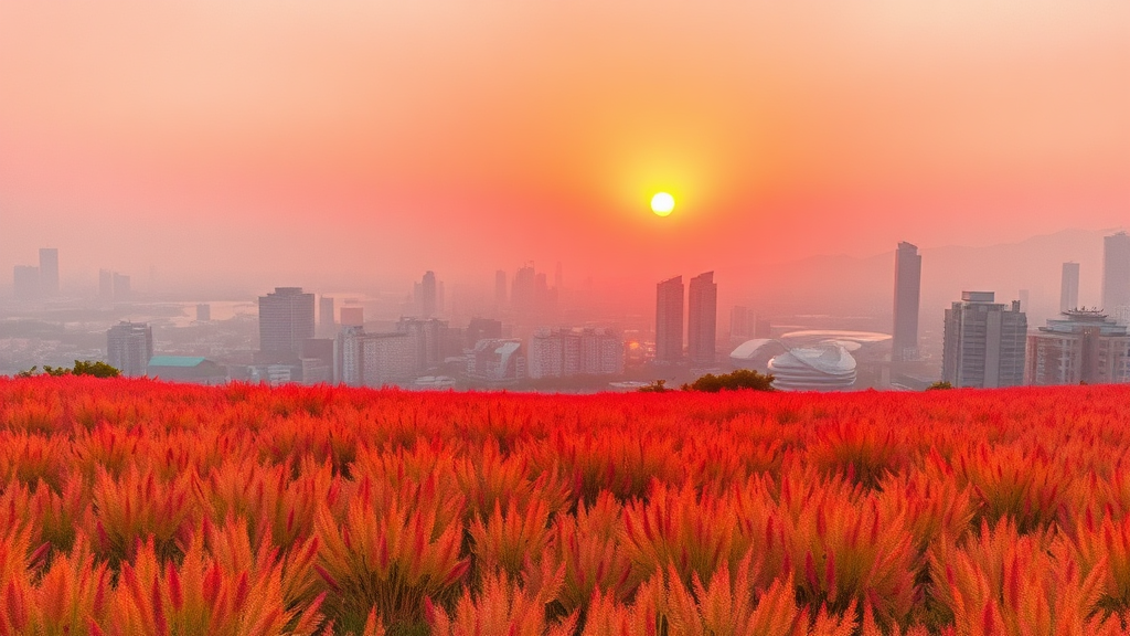 서울 새해 일출 명소 하늘공원 아차산