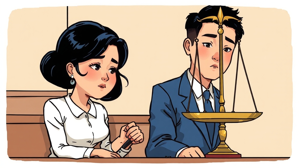 검찰 개혁, 국민 신뢰 회복의 길 (cartoon 스타일)