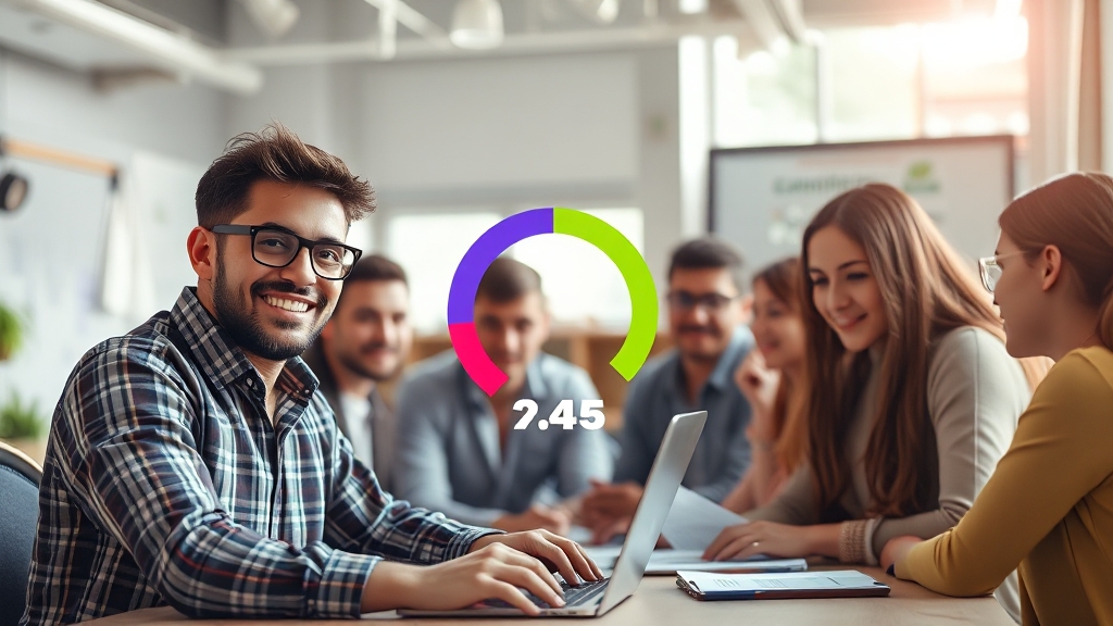 수료 기준 및 평가 방식 (realistic 스타일)