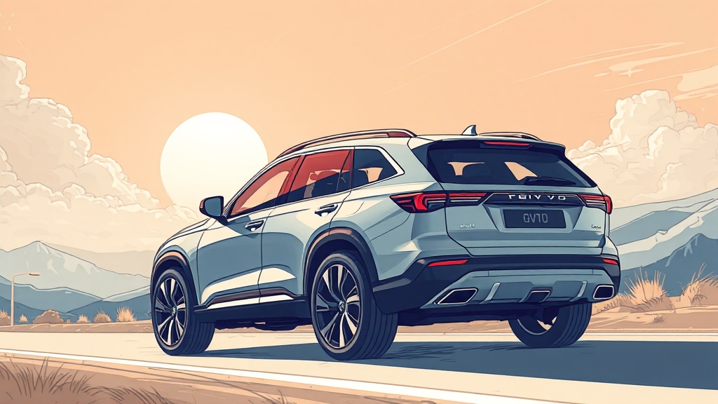 GV70 주요 강점 및 매력 (illustration 스타일)