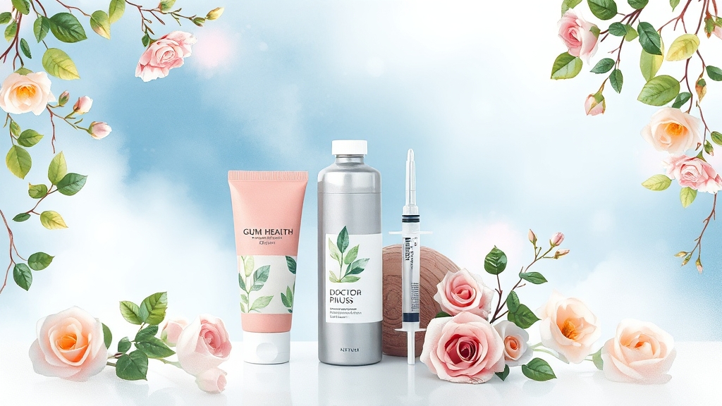 잇몸 건강 치약 선택 가이드 (watercolor 스타일)