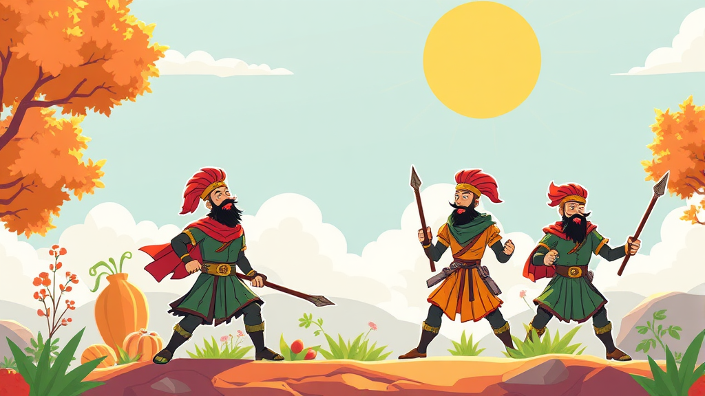 식단의 중요성 (cartoon 스타일)