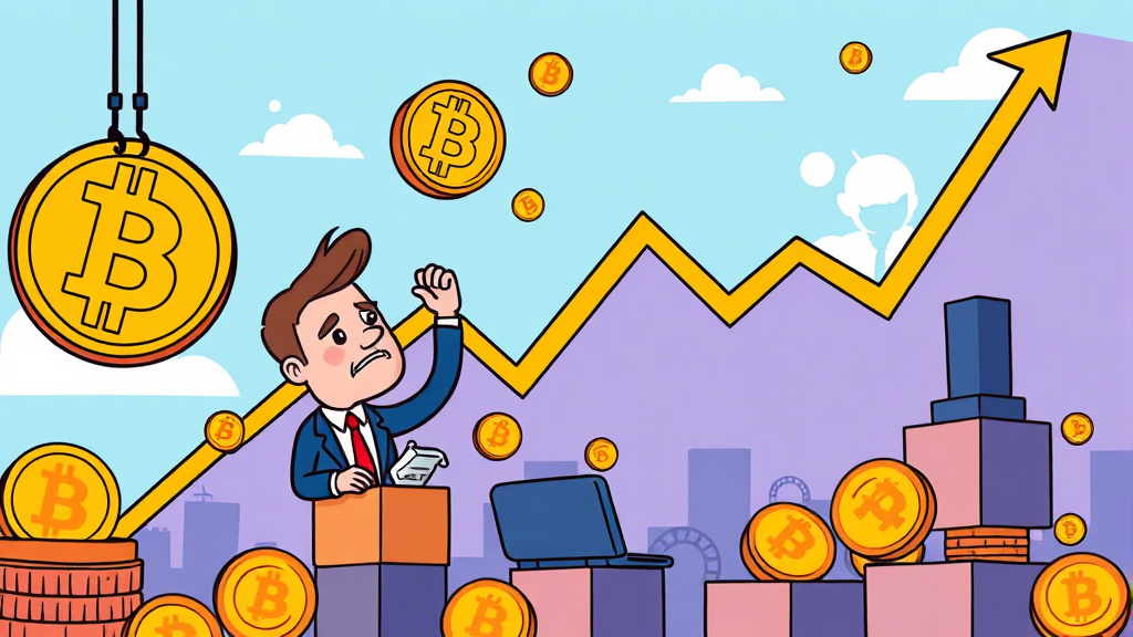 비트코인 보유 기업 동향 (cartoon 스타일)