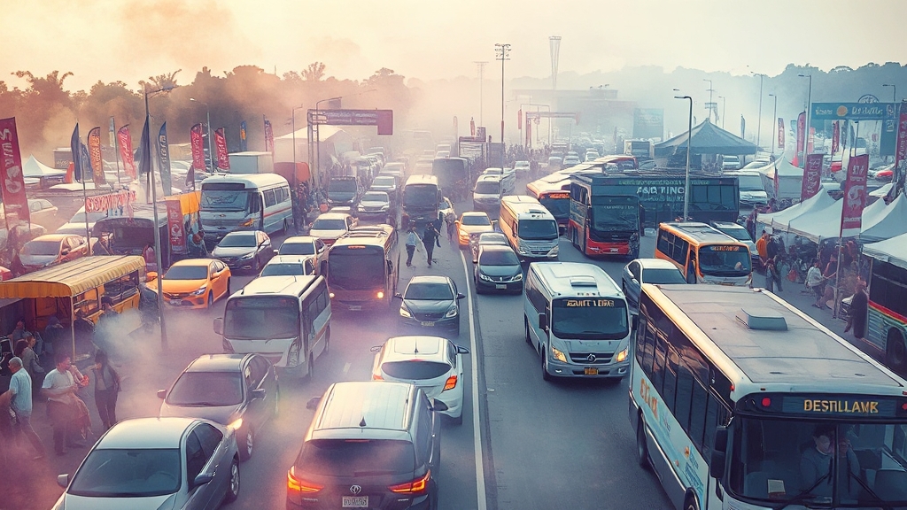 주차 & 교통 완벽 가이드 (watercolor 스타일)