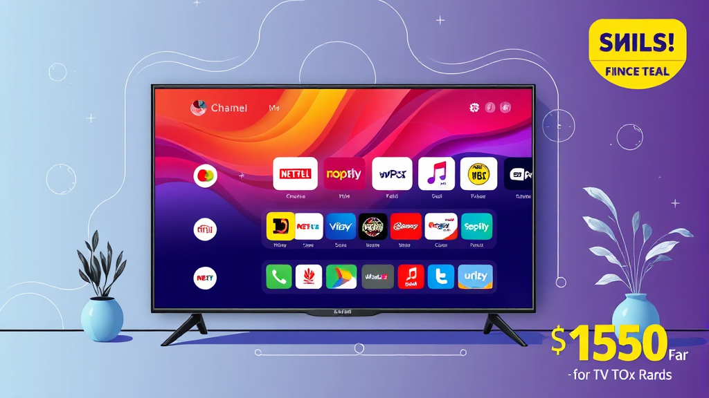 알뜰 인터넷 TV: 채널 및 화질 (illustration 스타일)