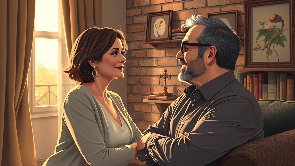 효과적인 인간관계 구축 (illustration 스타일)