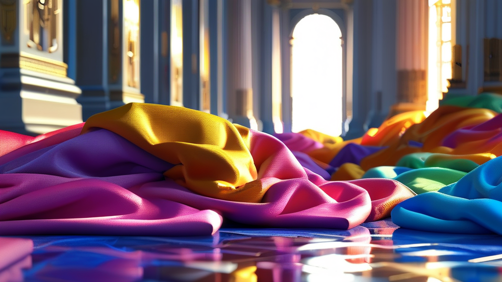 종량제 봉투에 안 들어가는 이불 처리 방법 (realistic 스타일)