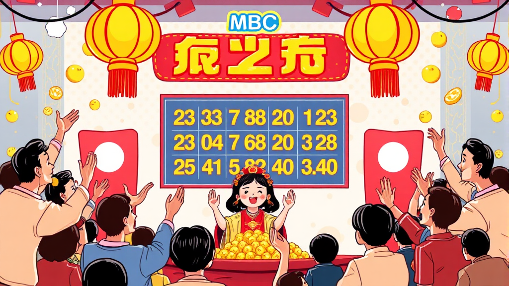 로또 당첨 번호 확인법 (cartoon 스타일)