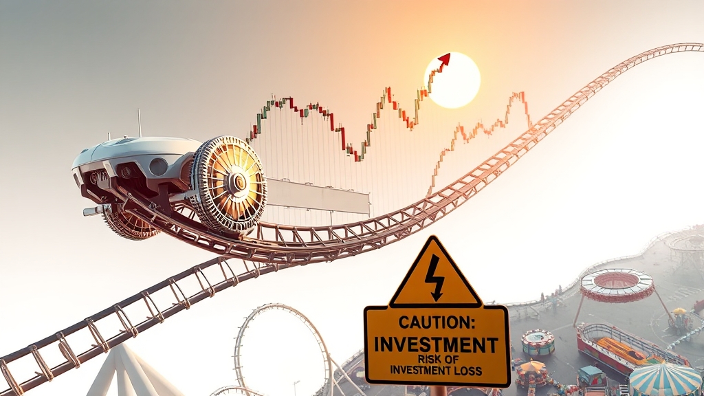 투자 리스크 및 유의사항 (realistic 스타일)