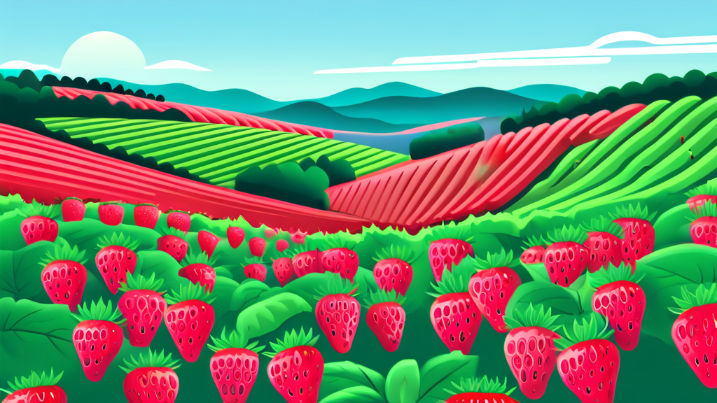 딸기 맛의 향연: 주요 프로그램 및 체험 (illustration 스타일)