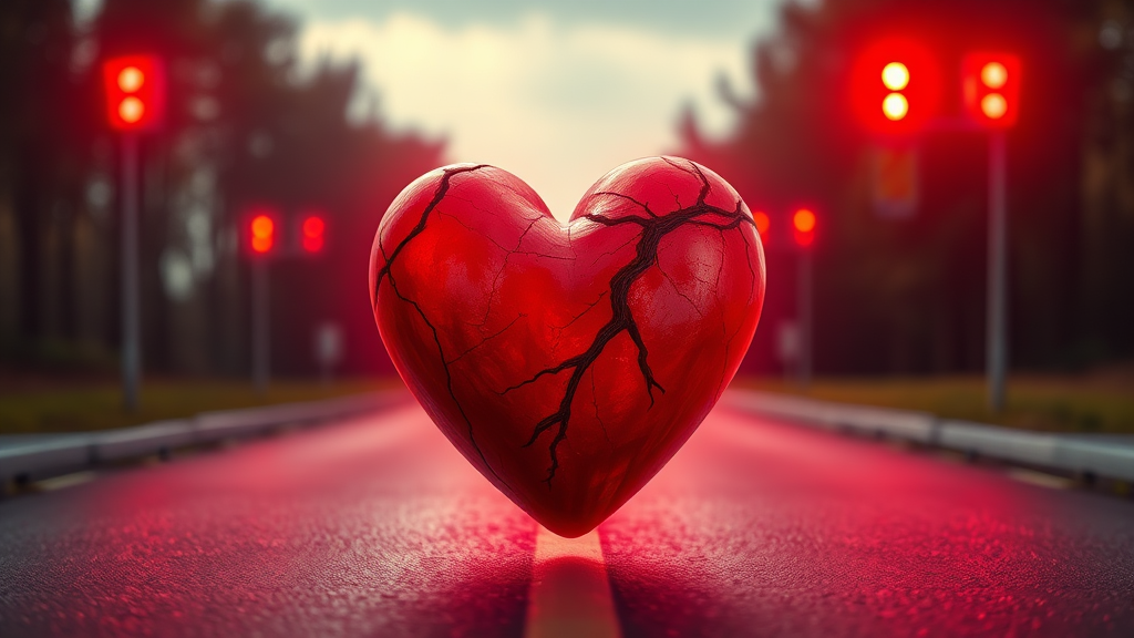 심근경색 vs 협심증 (realistic 스타일)