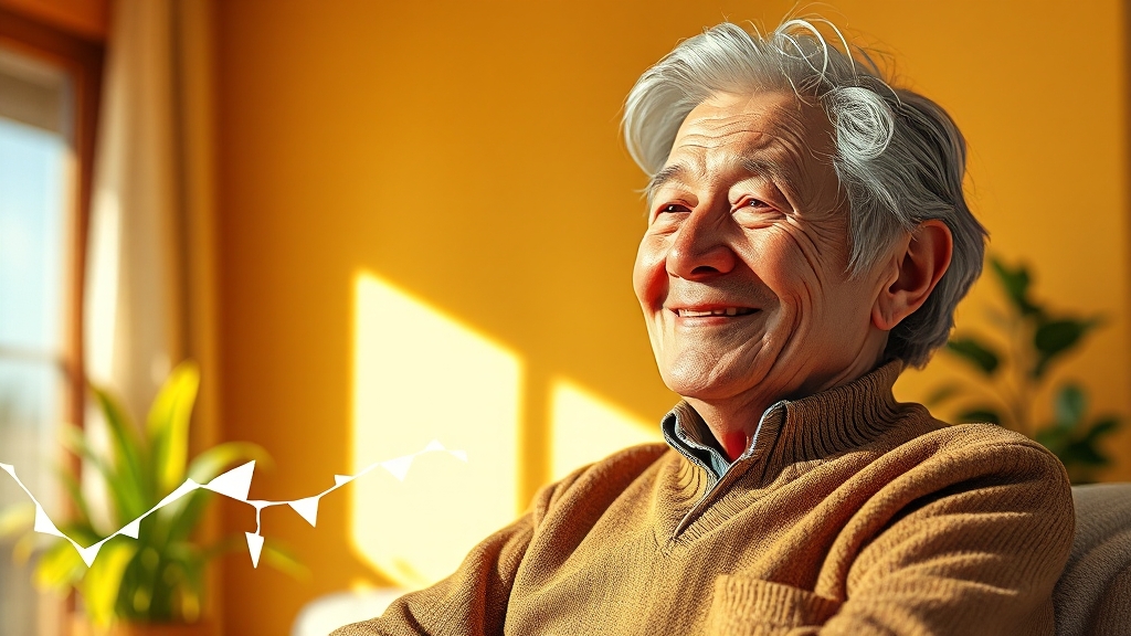 기대수명의 함정 (realistic 스타일)