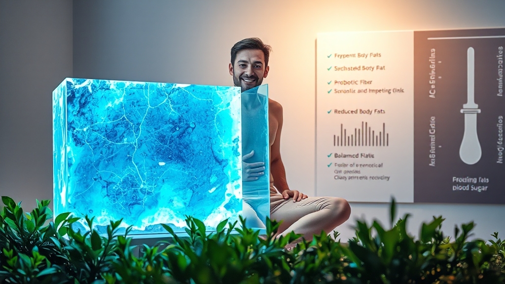 프로바이오틱스 최신 연구 동향 (realistic 스타일)