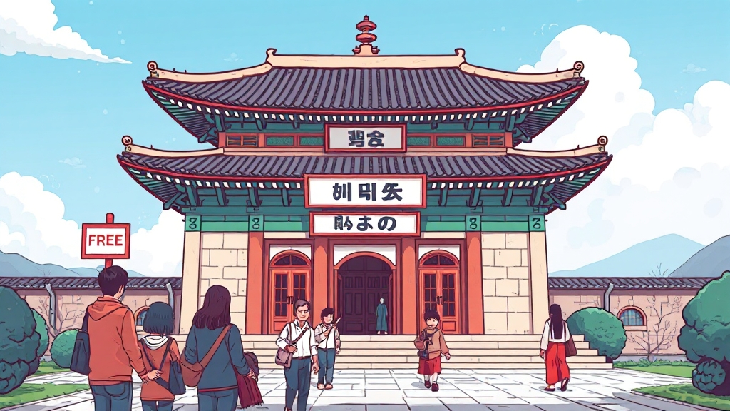 방문 전 필수 정보 (cartoon 스타일)