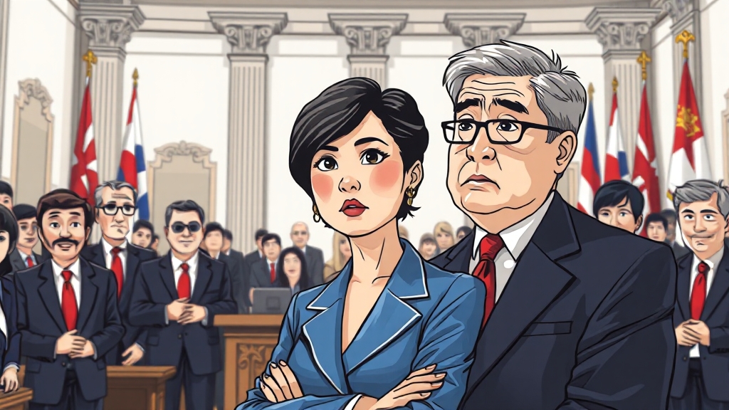 김건희 여사 소환 조사 (cartoon 스타일)