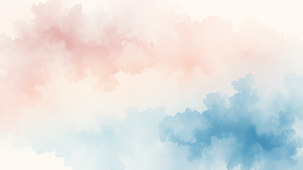 삼재, 단계별 의미는? (watercolor 스타일)