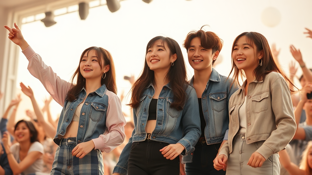 뉴진스 멤버들, 지금은? (realistic 스타일)