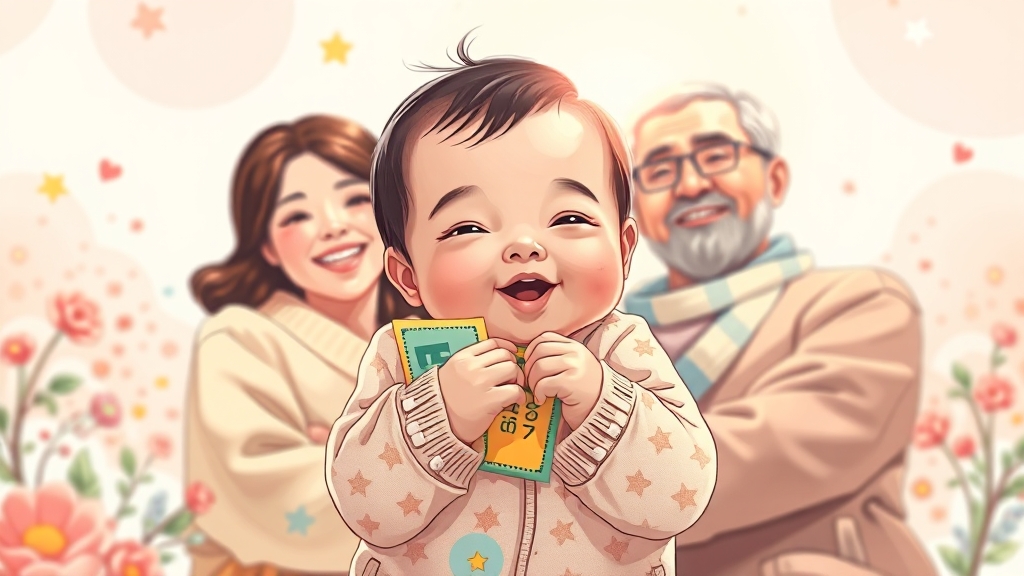 청주시 출산육아수당, 얼마나 받을까요? (illustration 스타일)