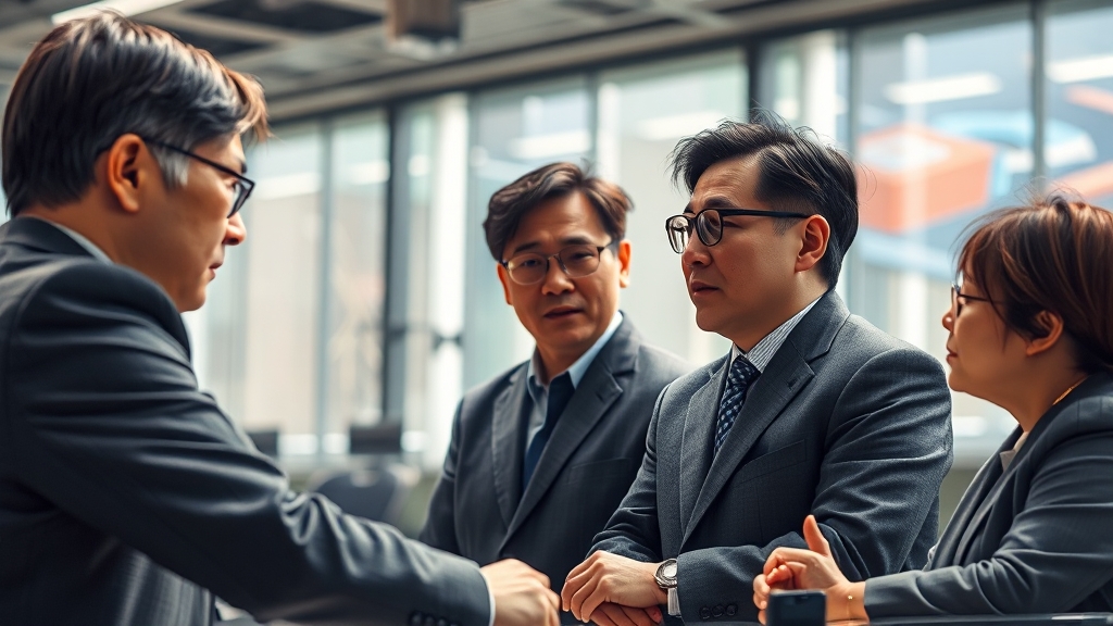 경제 협력, 어떻게 풀어나갈까? (realistic 스타일)