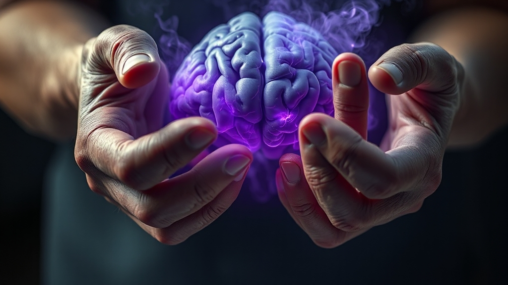 파킨슨병 원인과 위험 요인은? (realistic 스타일)