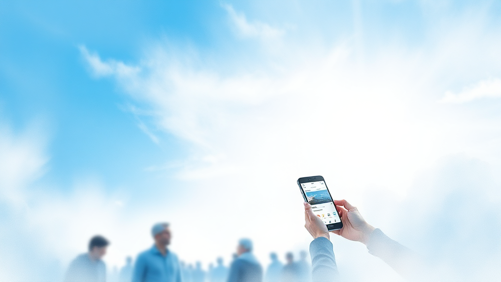 미세먼지, 건강 위협부터 완벽 대처법까지 A to Z 9 미세먼지 정보, 어디서 얻을 수 있나요? (watercolor 스타일)