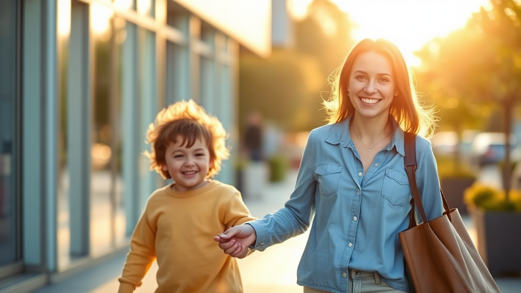 육아기 근로시간 단축, 10시 출근제 (realistic 스타일)