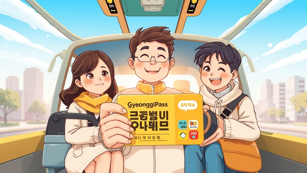 다자녀 가구 추가 혜택 (cartoon 스타일)