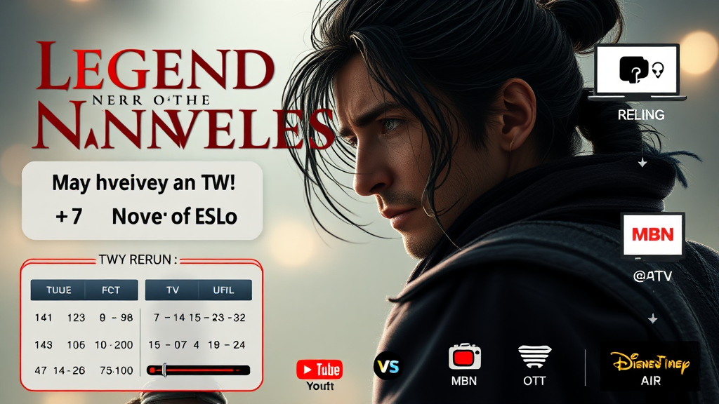 무명전설 재방송 무료 시청 방법 (realistic 스타일)