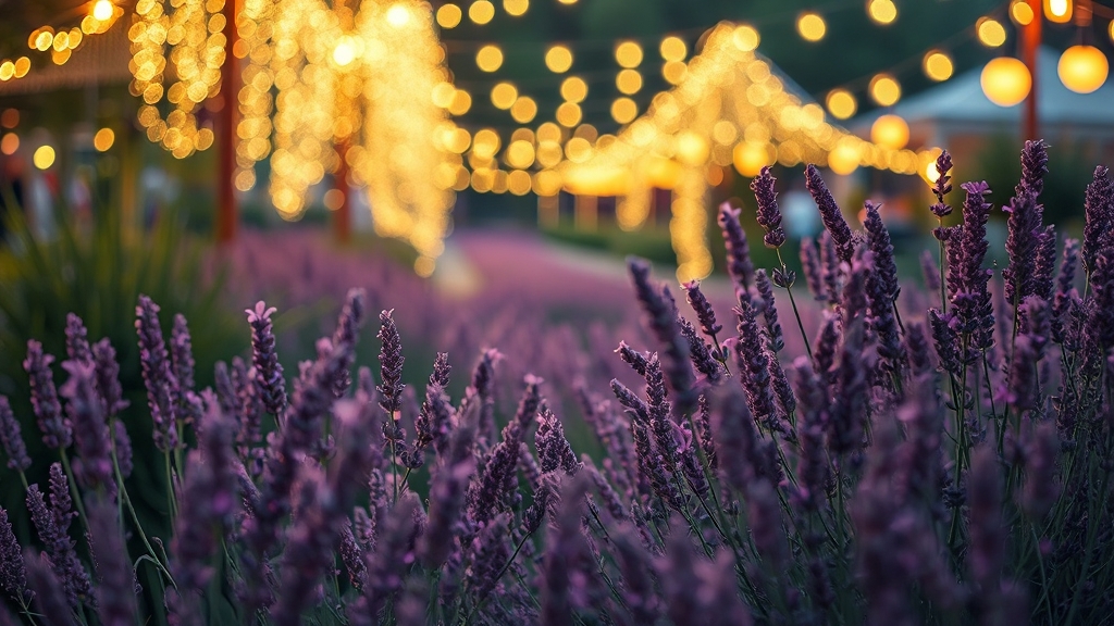 허브아일랜드 즐길 거리: 빛축제 & 체험 (realistic 스타일)