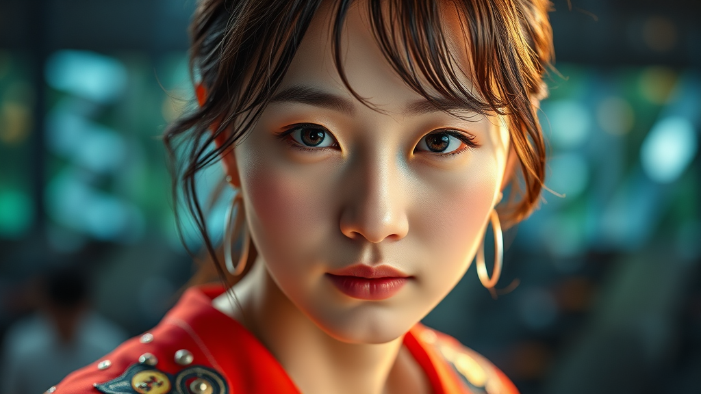 엔비디아 실적 견인하는 AI 반도체 기술과 HBM의 중요성 (realistic 스타일)