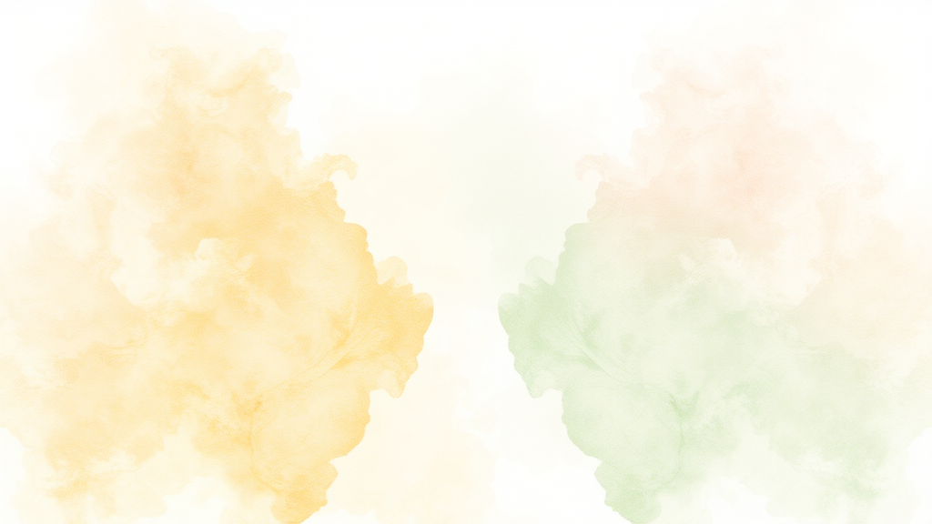 식사 및 생활 습관 Q&A (watercolor 스타일)