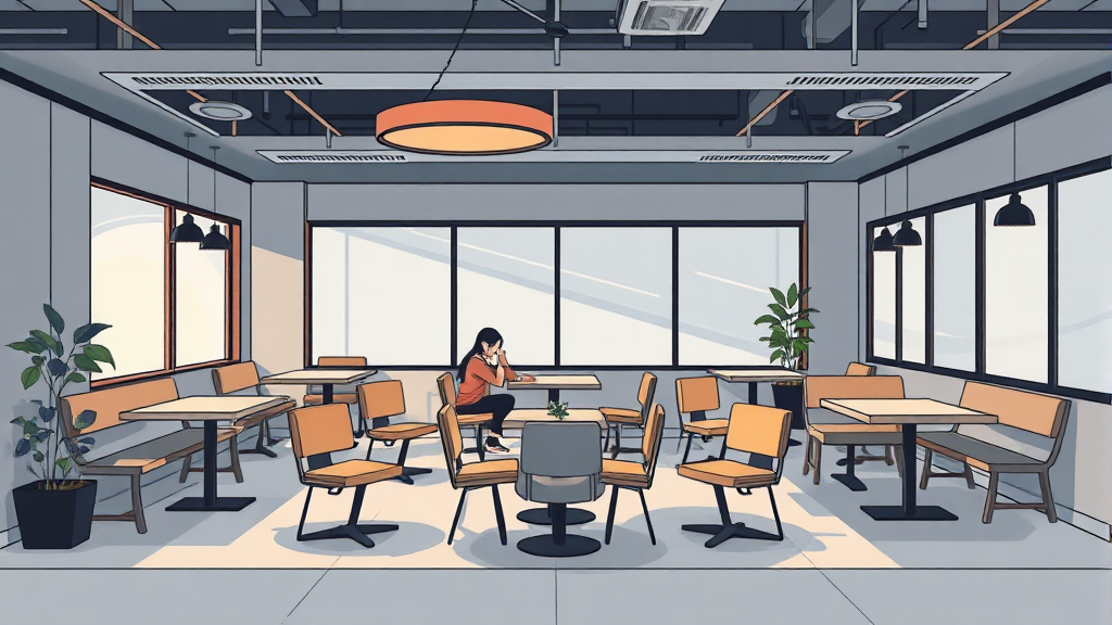 스터디카페의 다양한 좌석, 나에게 맞는 선택은? (illustration 스타일)