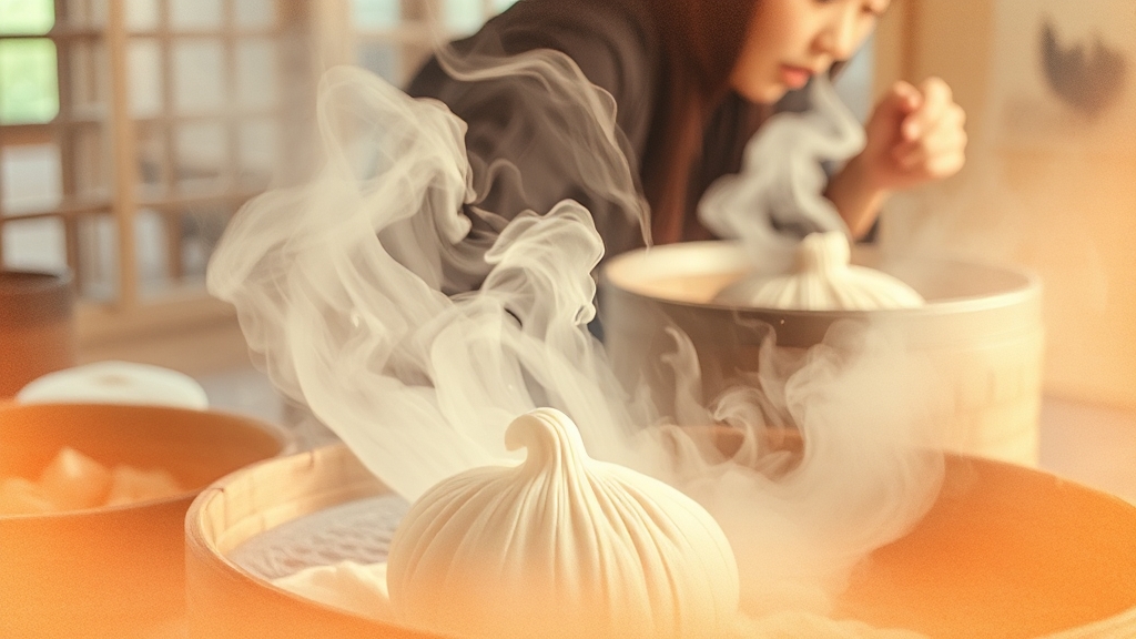 송편 만들기: 기본 재료와 도구 (watercolor 스타일)