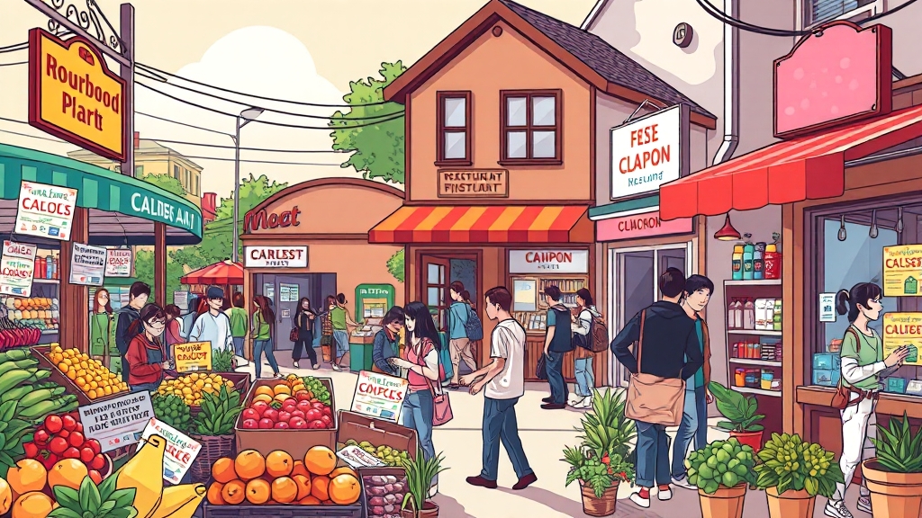 소비쿠폰, 어디서 쓸까? (cartoon 스타일)