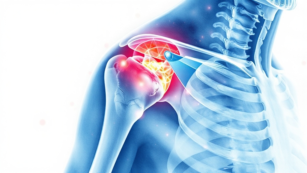 오십견 유사 질환: 감별 중요 (watercolor 스타일)